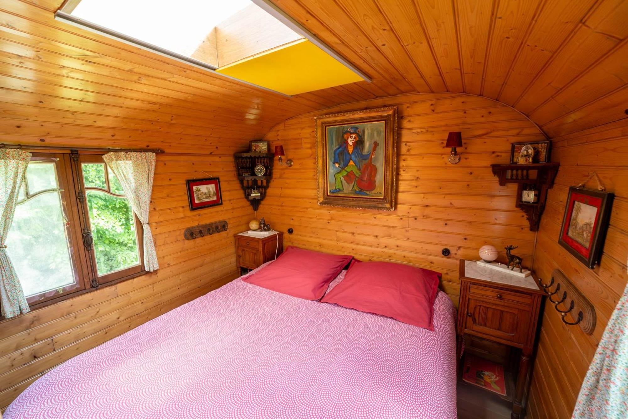 Villa Manoir du Bois Joly - Roulotte Art Déco à Margon  Extérieur photo